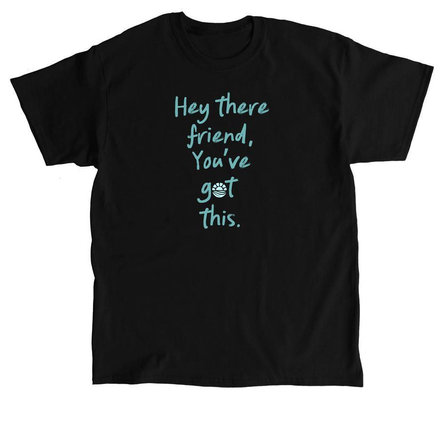 Support survivors, a Black Classic Unisex Tee