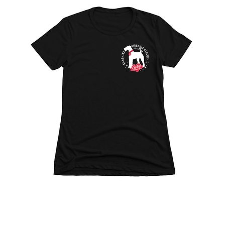 Sunshine Airedale Rescue Florida, a Black Women's Slim Fit Tee