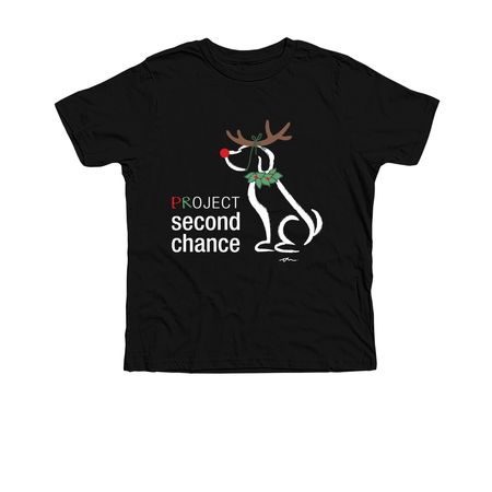 Holiday Tees, a Solid Black Blend Premium Youth Tee