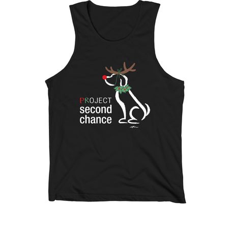 Holiday Tees, a Black Premium Cotton Tank
