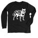 I Love My Pit Bull to the Bone, a Solid Black Blend Premium Long Sleeve Tee