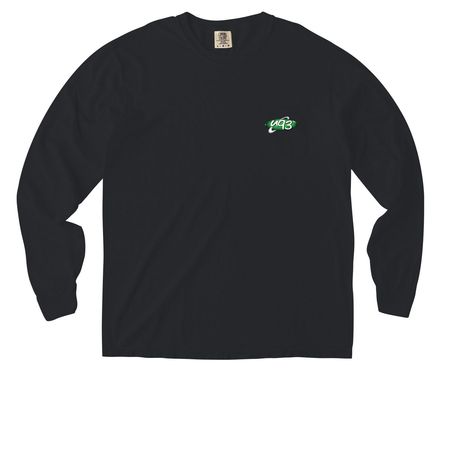 Pocket T's, a Black Comfort Colors Long Sleeve Pocket Tee