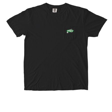 Pocket T's, a Black Comfort Colors Pocket Tee