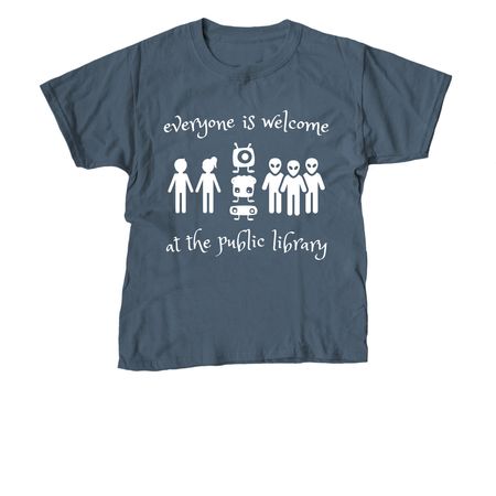 We're all welcome..., a Indigo Youth Unisex Tee