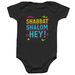 Weinstein School Infant Shabbat Shirts, a Black Infant Onesie