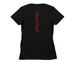 Stay Spooky, a Black Women's Slim Fit Tee (back-view)
