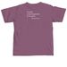 The Circle Tee - New England Youth Theatre, a Berry Comfort Colors Unisex Tee (back-view)
