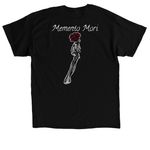 Memento Mori, a Black Classic Unisex Tee (back-view)