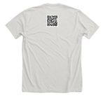 Save Lewis Logo Red, a Heather Cement Premium Unisex Tee (back-view)