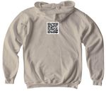 Save Lewis Logo Red, a Sand Softstyle Youth Pullover Hoodie (back-view)