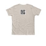 Save Lewis Logo Red, a Heather Dust Premium Youth Tee (back-view)