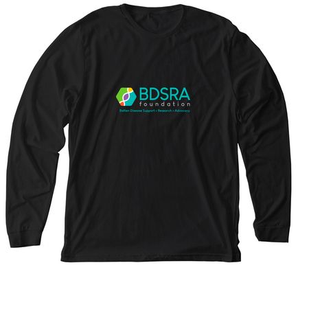 BDSRA Merch, a Solid Black Blend Premium Long Sleeve Tee