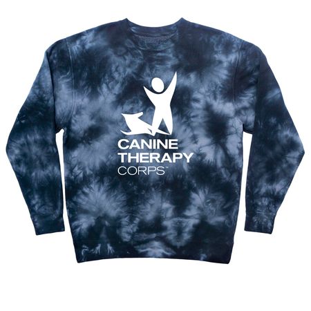 CTCorps Spring Edition, a Black Tie Dye Crewneck Sweatshirt