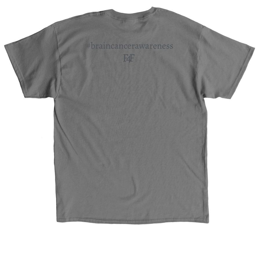 ?Go Grey? Graphic, a Charcoal Classic Unisex Tee (back-view)