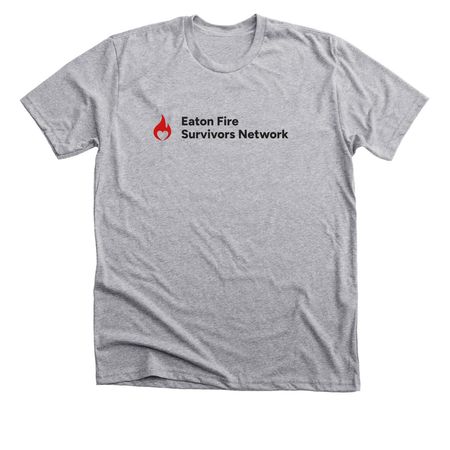 Friend of Eaton Fire Survivors Network, a Athletic Heather Premium Unisex Tee