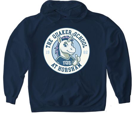 Unicorn Gear, a Navy Gildan Softstyle Pullover Hoodie