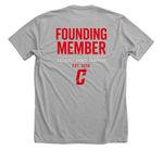The Founders Tee, a Athletic Heather Premium Unisex Tee (back-view)