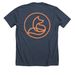 Sneaky's Tees & Hoodies, a Heather Midnight Navy Premium Unisex Tee (back-view)