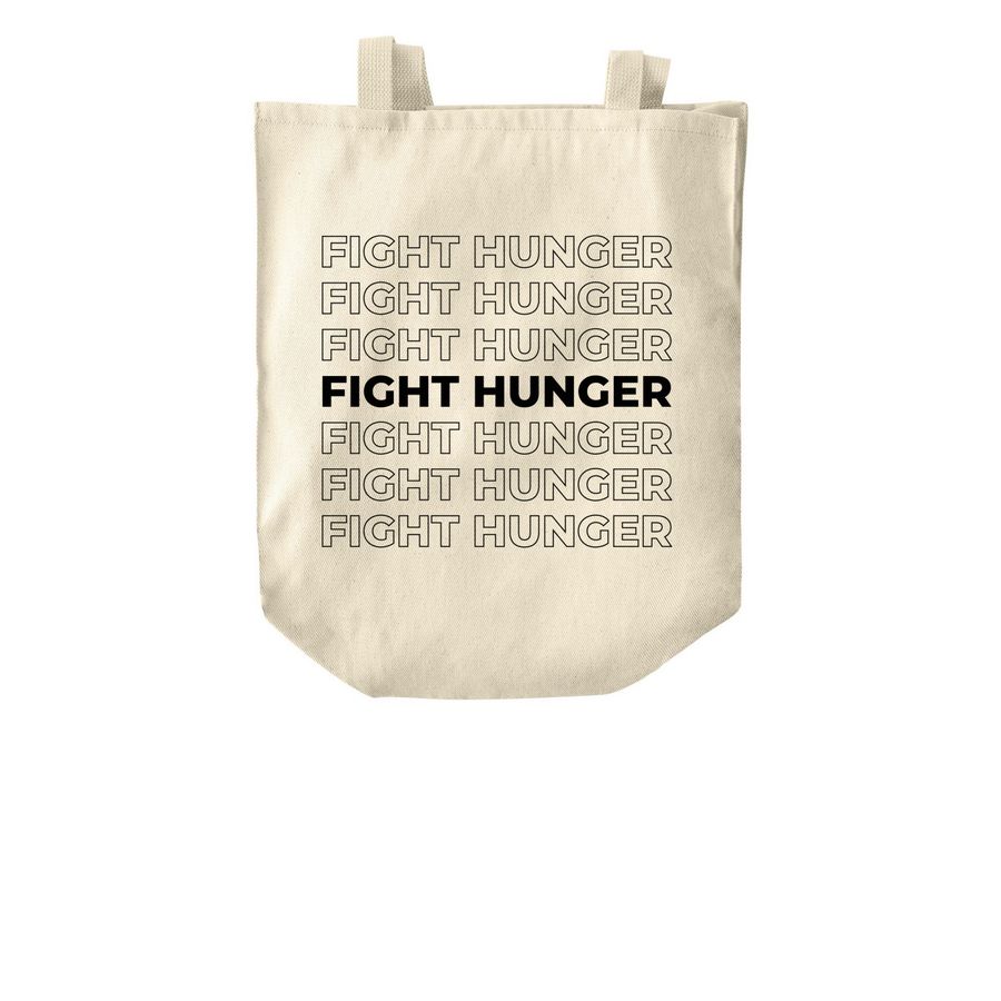 Gleaners Fight Hunger Tote Bag, a Natural Over-the-Shoulder Shopping Tote Bag
