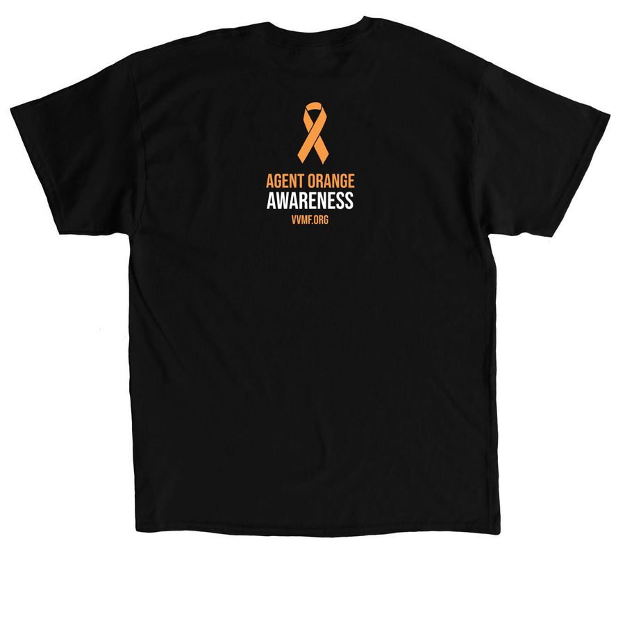 Agent Orange Awareness, a Black Classic Unisex Tee (back-view)