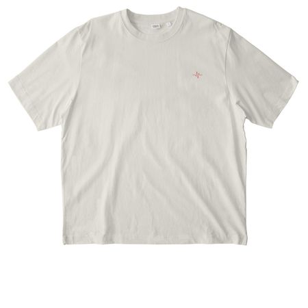 "who's gonna match my freq", a Natural Raw Stanley/Stella Unisex Freestyler Heavyweight Tee
