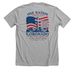 Coronado Baptist Church Patriotic Collection, a Athletic Heather Premium Unisex Tee (back-view)