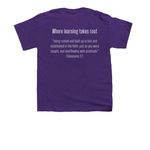 First Baptist Academy's Creation Corner, a Purple Youth Unisex Tee (back-view)