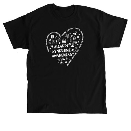 Aicardi Awareness (w), a Black Classic Unisex Tee