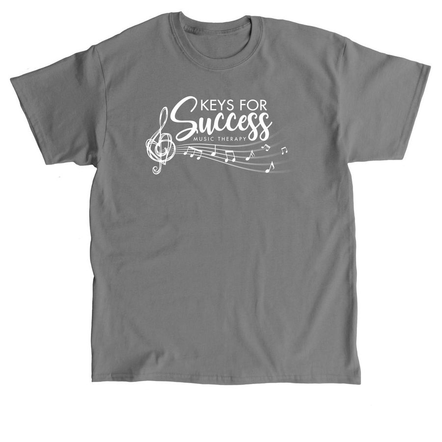 Keys for Success Classic Logo, a Charcoal Classic Unisex Tee