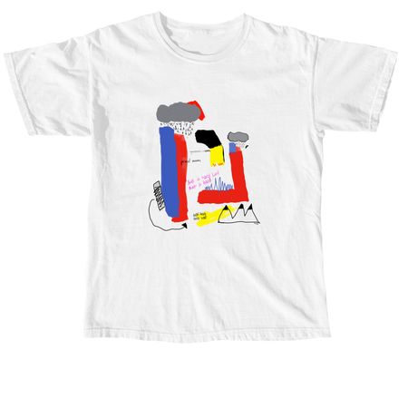 Proud Mom, a White Comfort Colors Unisex Tee