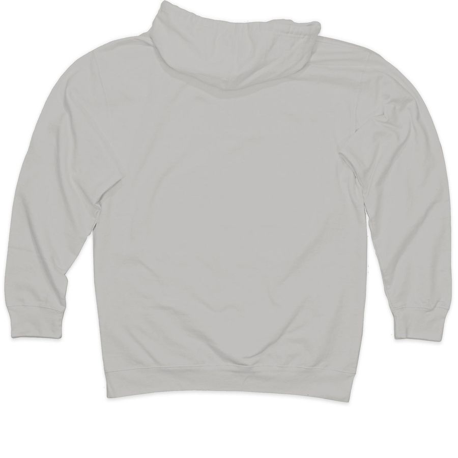 Nest Hoodie (Navy Logo), a Smoke Midweight Pullover Hoodie (back-view)