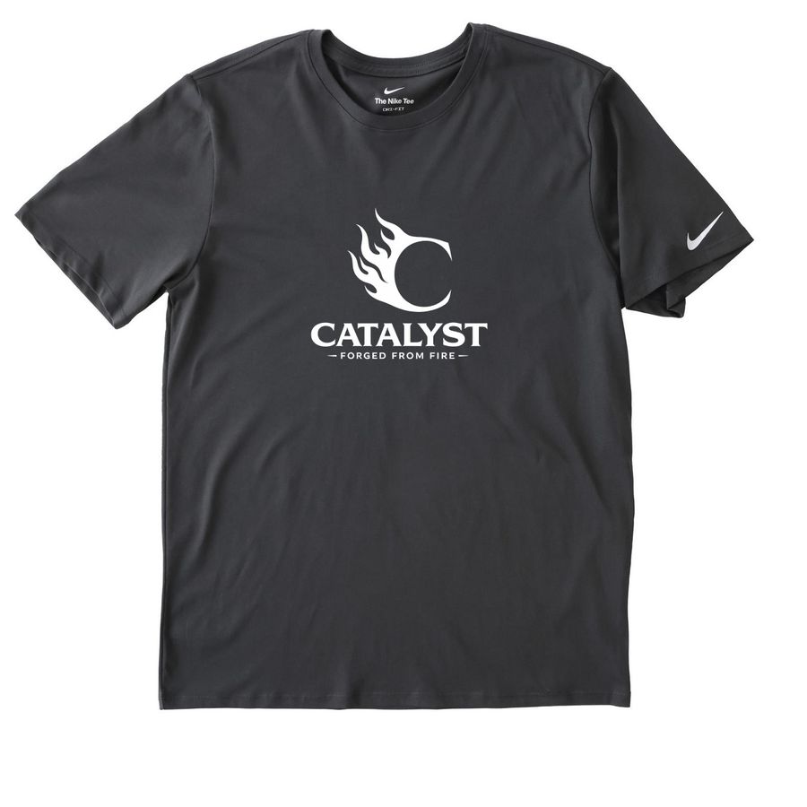 Catalyst Nike Performance Tee, a Anthracite Nike Dri-FIT Jersey Blend Performance Tee