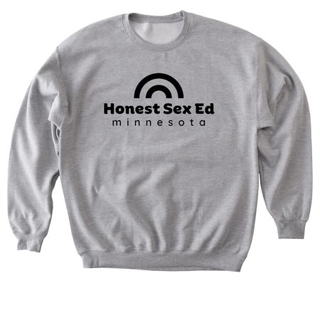 Minimalist Logo, a Sport Grey Softstyle Crewneck Sweatshirt