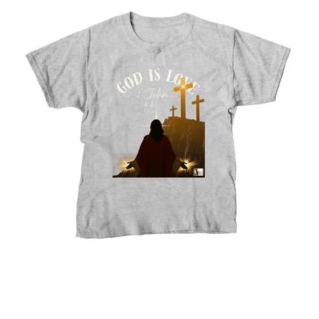 God Is Good, a Sport Grey Youth Unisex Tee