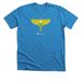 Mass Audubon Luna Moth Shirt, a Neon Blue Premium Unisex Tee