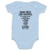 ZJ5K 2026 Onesie, a Light Blue Infant Onesie (back-view)
