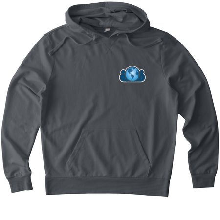 Planet Generation, a Terrain Grey Allmade Organic French Terry Pullover Hoodie