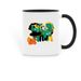 Holiday Helpings Mug, a Black Two-Tone Ceramic Mug