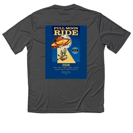 Full Moon Ride 2026, a Iron Grey Classic Performance Tee