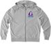 Warmth and comfort with Sophie, a Granite Grey Heather Allmade Organic French Terry Zip Up Hoodie