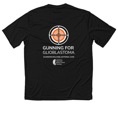 Activewear, a Black Classic Performance Tee (back-view)