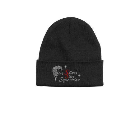 winter Hats&nbsp;, a Black Printed Base Camp Beanie