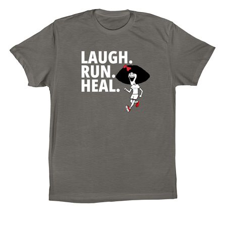 Laugh. Run. Heal. (Non-Athletic Shirts), a Storm Premium Cotton Tee