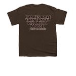#BIGMATTSCOMEBACK, a Dark Chocolate Youth Unisex Tee (back-view)
