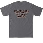 #BIGMATTSCOMEBACK, a Charcoal Tall Classic Unisex Tee (back-view)