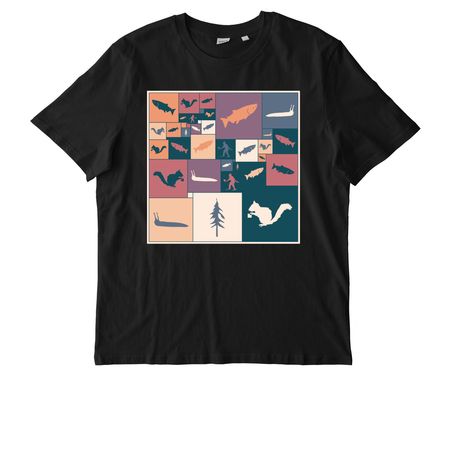 Squarrels 42, a Black Stanley/Stella Unisex Creator 2.0 Tee