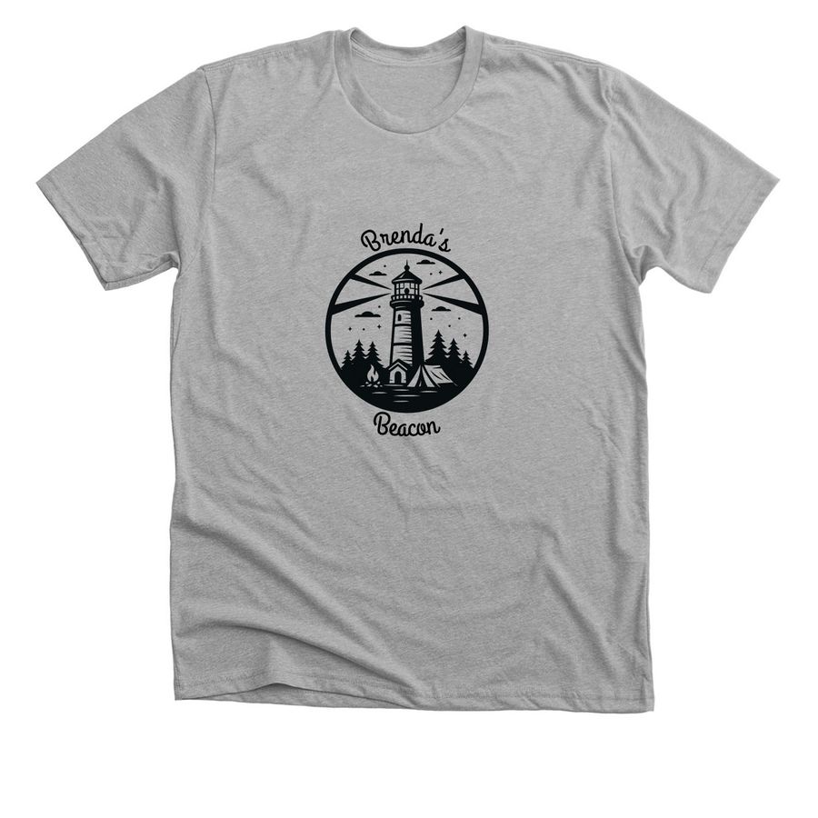 Brenda's Beacon of Hope, a Athletic Heather Premium Unisex Tee