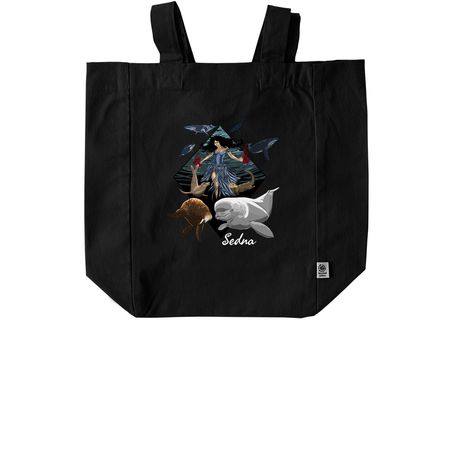Sedna totes, a Black Recycled Cotton Tote Bag