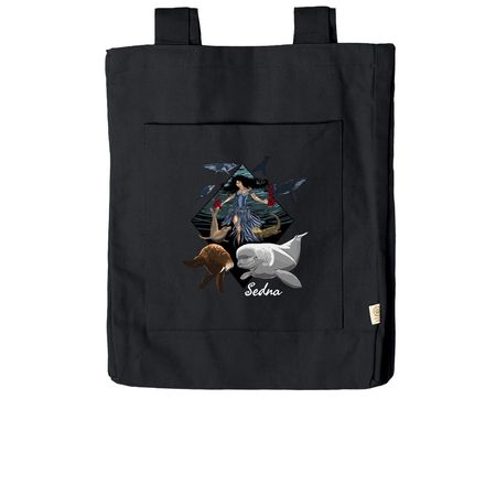 Sedna totes, a Black Reclaimist Everywhere Tote Bag