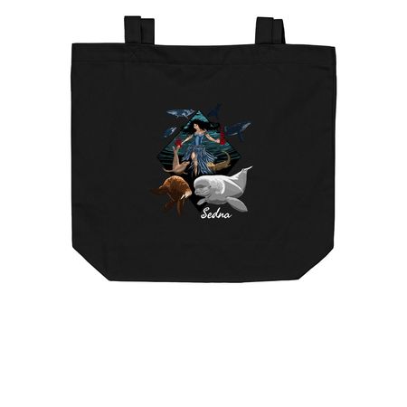 Sedna totes, a Black Organic Cotton Tote Bag
